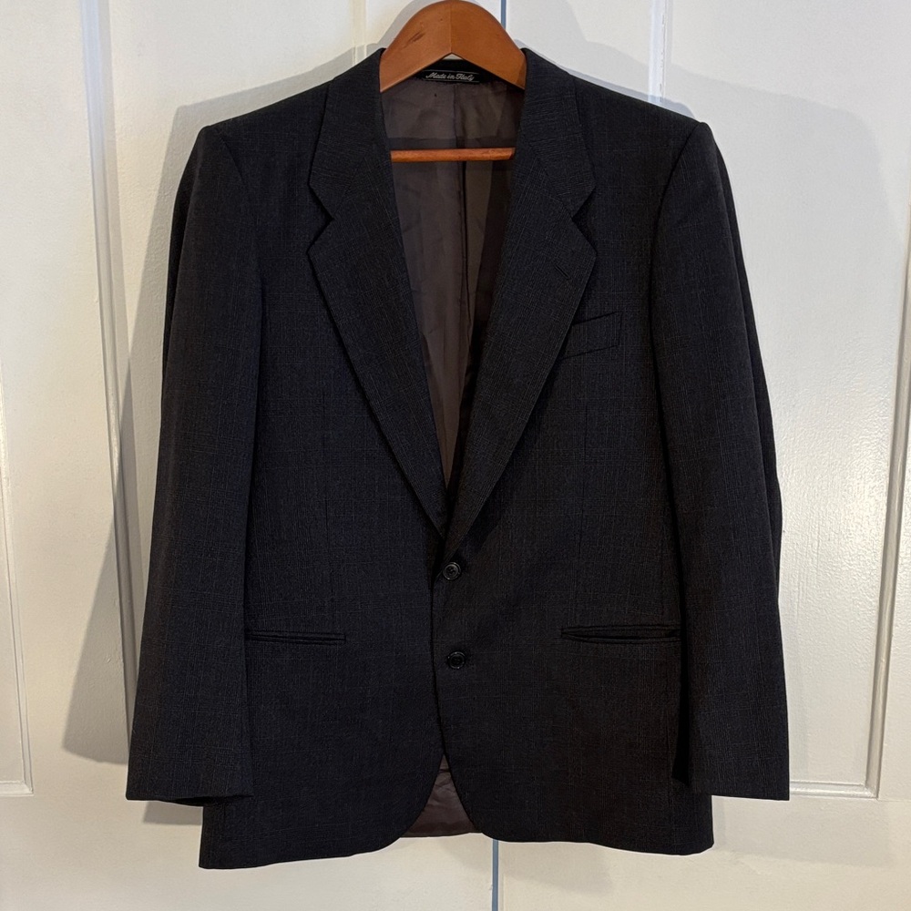 Vintage MANI by Giorgio Armani Charcoal Men's Blazer